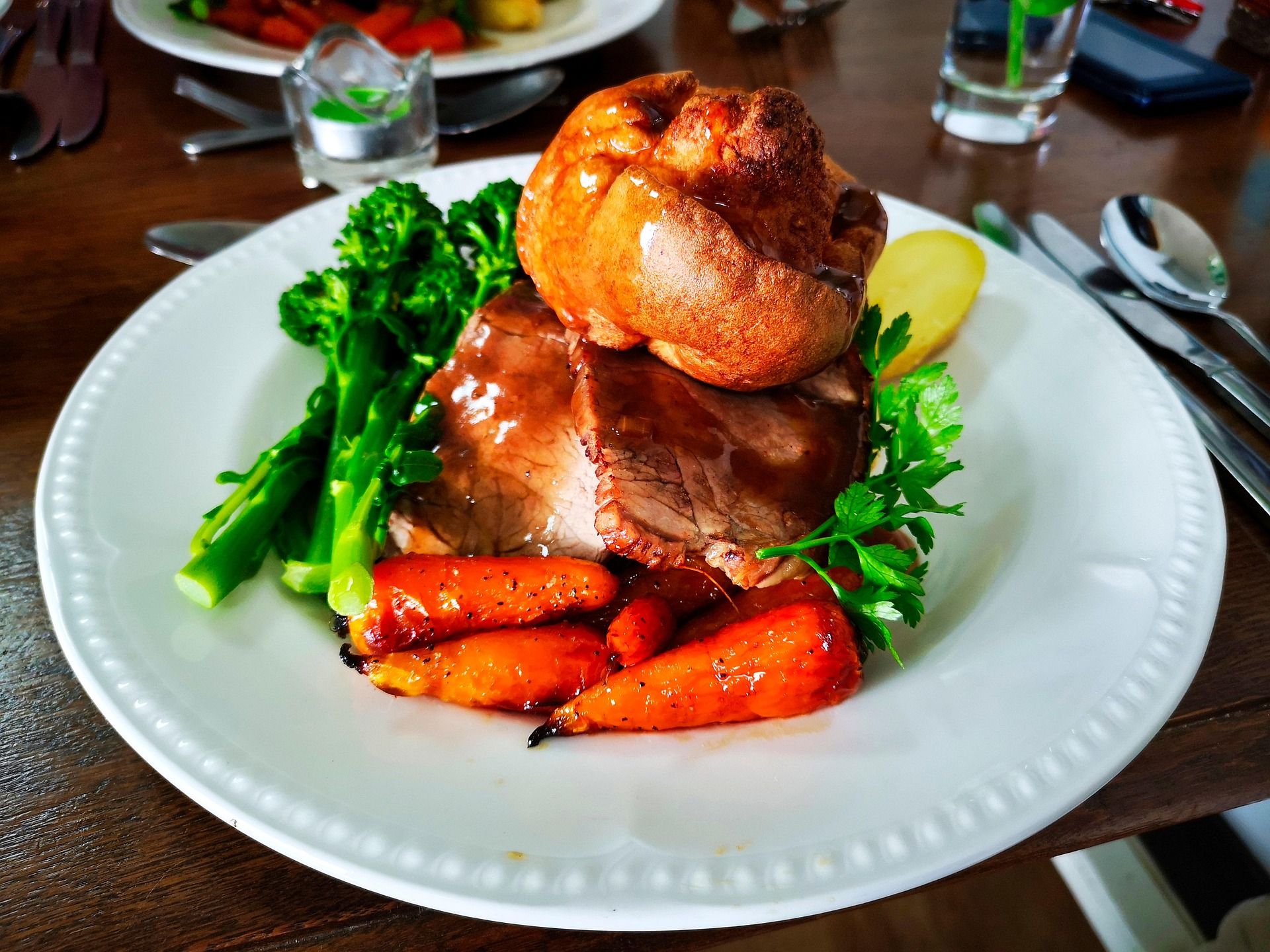 A traditional British Christmas lunch you can make at home.